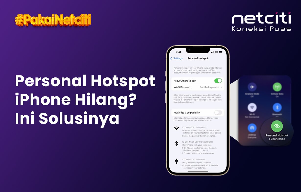 Solusi Personal Hotspot iPhone Hilang