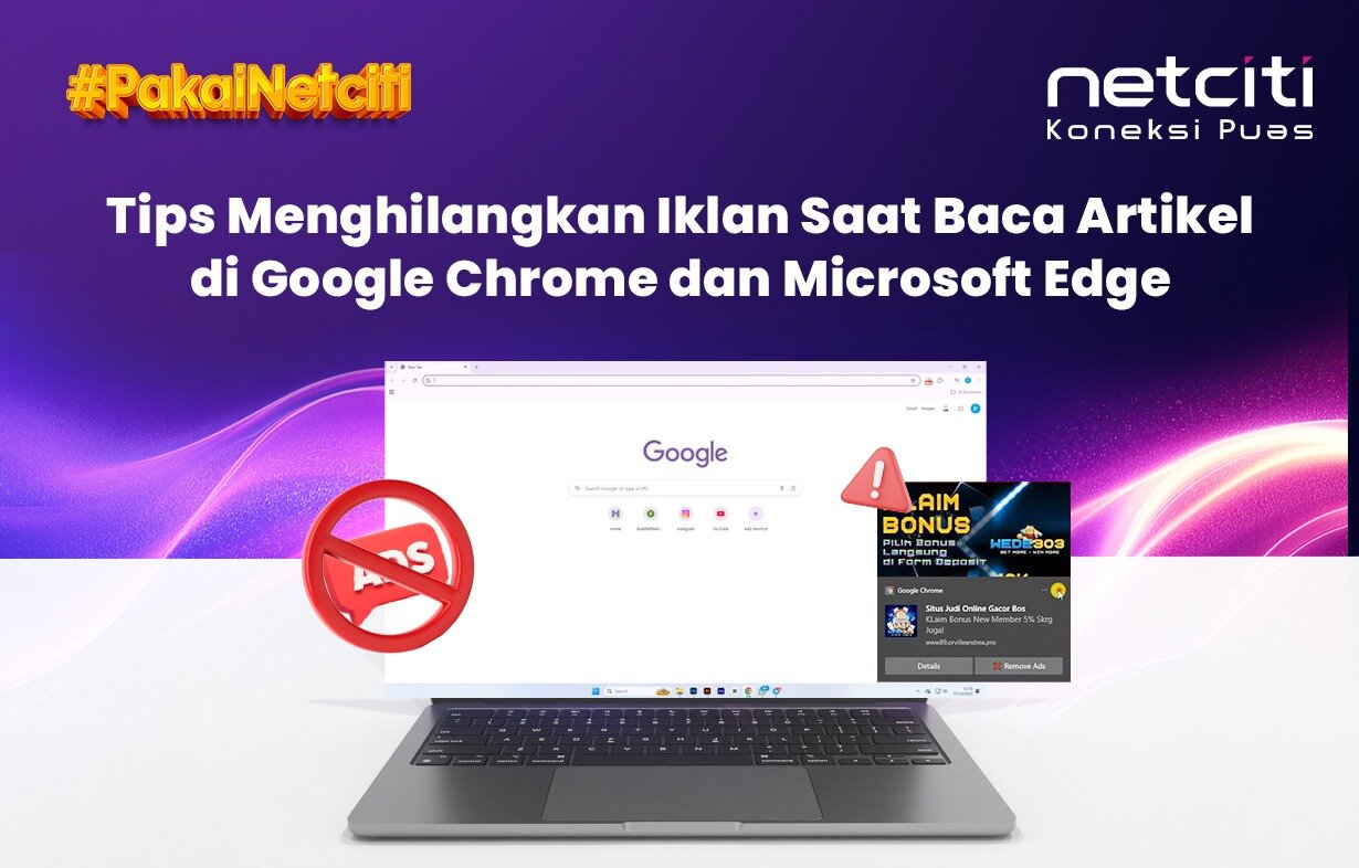 Cara Menghilangkan Iklan di Google Chrome dan Microsoft Edge