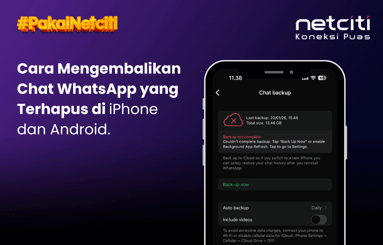 Cara Mengembalikan Chat WhatsApp yang Terhapus di iPhone dan Android
