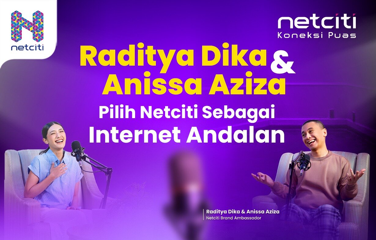 Raditya Dika Pilih Netciti Sebagai Internet Andalan di Rumah, Harga Mulai 200 Ribuan!