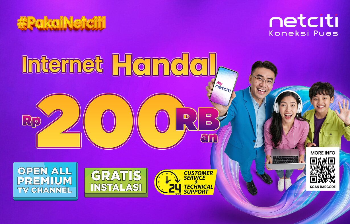 Internet Rumah Andalan Terbaik di Bandung Mulai 200 Ribuan
